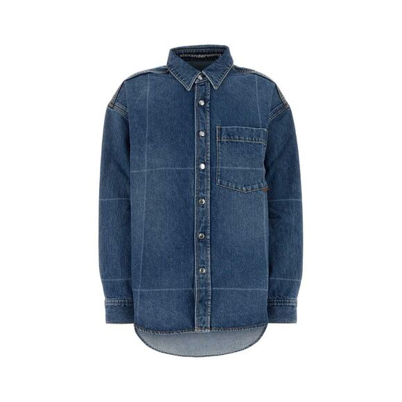 Alexander Wang Women Denim Oversize Shirt